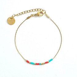 Coral Totem Bracelet