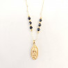 Collier mini Guagalupe noir