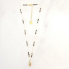 Collier mini Guagalupe noir