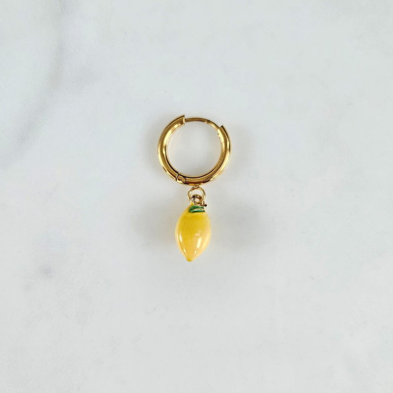 Boucle unitaire citron