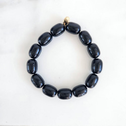 Elastic bracelet mother of pearl