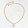 Collier Black-Mary Vierge Blanche