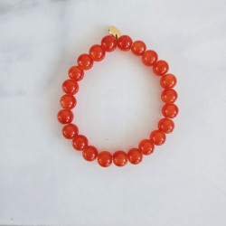 Elastic bracelet mother of pearl