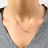 Mini Moon necklace Grey