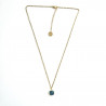 Petrol Apatite Square Necklace