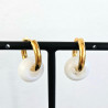Petites Earings Flower Blanches