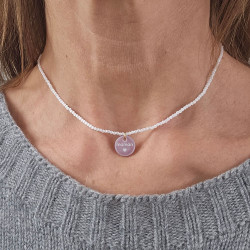 White Tiare Flower Necklace