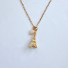 Collier médaille Tour Eiffel