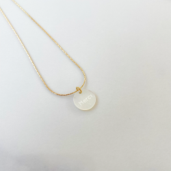Necklace nacre Love