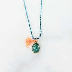 Collier bubble Lucky Trèfle