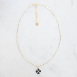 Collier Trèfle Précieux noir