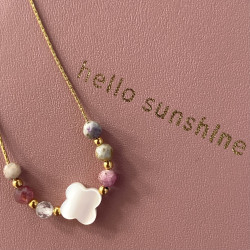Necklace tr?fle serpentine