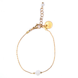 Bracelet Trèfle Nacre