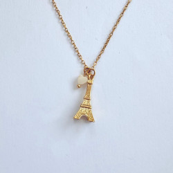 Collier médaille Tour Eiffel