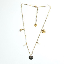 Collier multi charms Paris