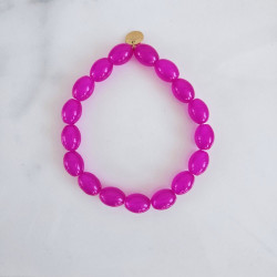 Elastic bracelet mother of pearl