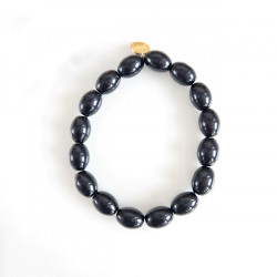 Bracelet élastiqué Jellybeans noir