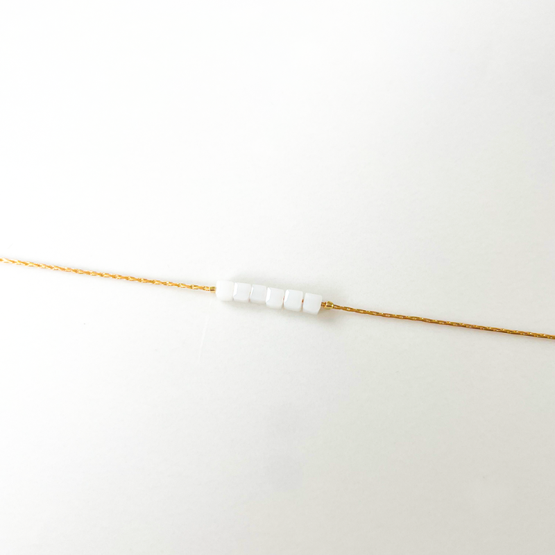 Bracelet Simply Square Black