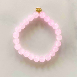 Bracelet Jellybeans élastiqué rose