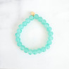 Bracelet élastiqué Jellybeans bleu pour adulte