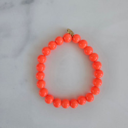 Bracelet élastiqué Jellybeans orange