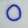 Bracelet élastiqué Jellybeans bleu