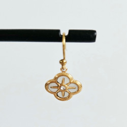 Boucles d'oreilles fleurs Athena