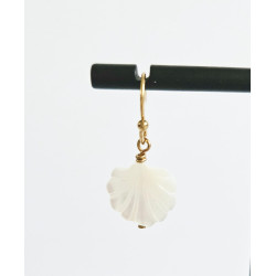 Boucles d oreilles Venus coquillage