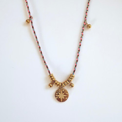 White Compass Rose Necklace