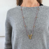 White Compass Rose Necklace
