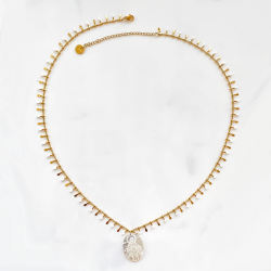 Collier Black-Mary Vierge Blanche