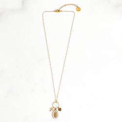 Collier grappe Marie Blanc