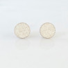 Boucles d'oreilles blanches Planète