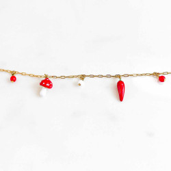 Bracelet charms Sophie Rouge