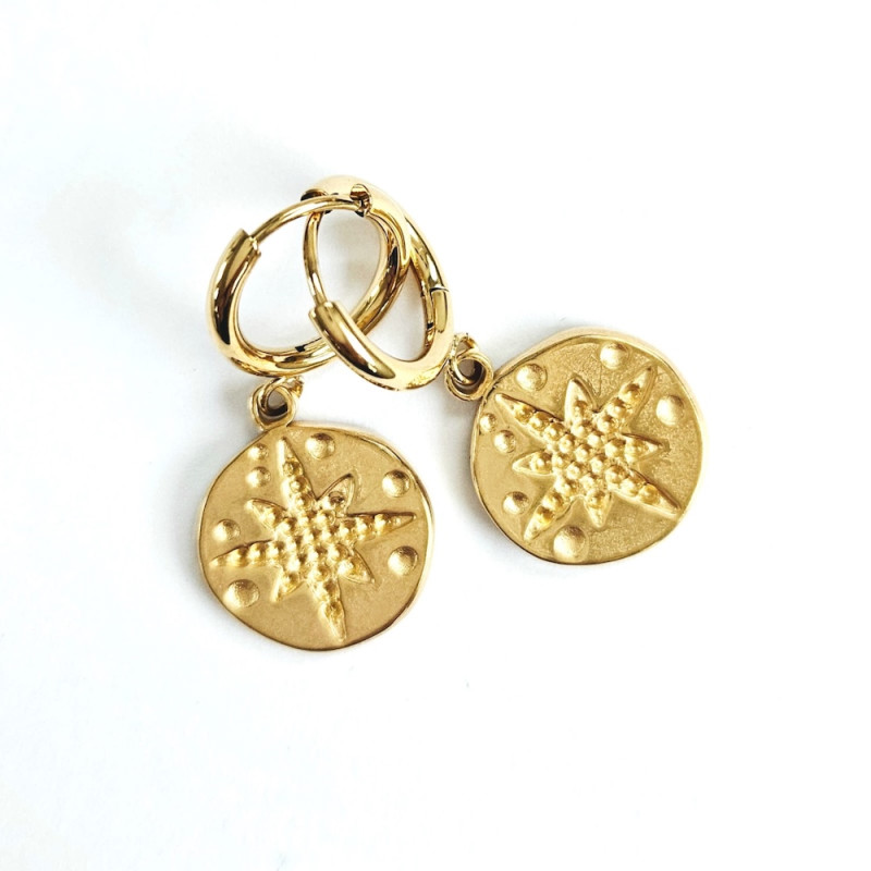Compass Rose Earrings