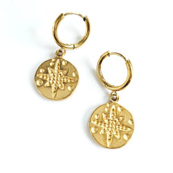 Boucles d'oreilles Rose des vents