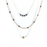 Triple necklace Anna black