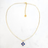 Collier Trèfle Précieux lapis