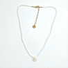 Collier fleur de tiaré blanc