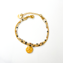 Bracelets Miyuki Triple NOIR