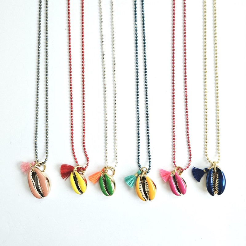 Collier bubble cauris