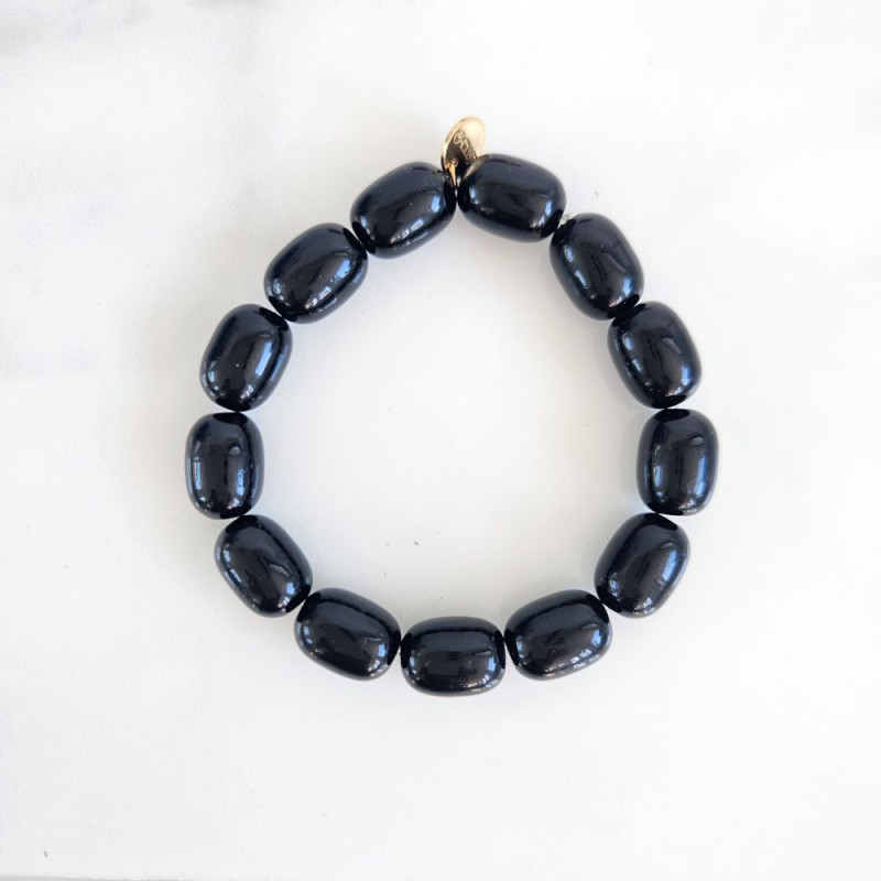 Elastic bracelet mother of pearl