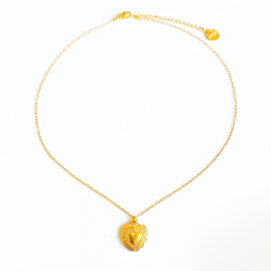 Chaîne pendentif cœur ex-voto