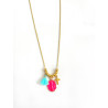 Necklace Rainbow Mary Médailles précieuses Pink