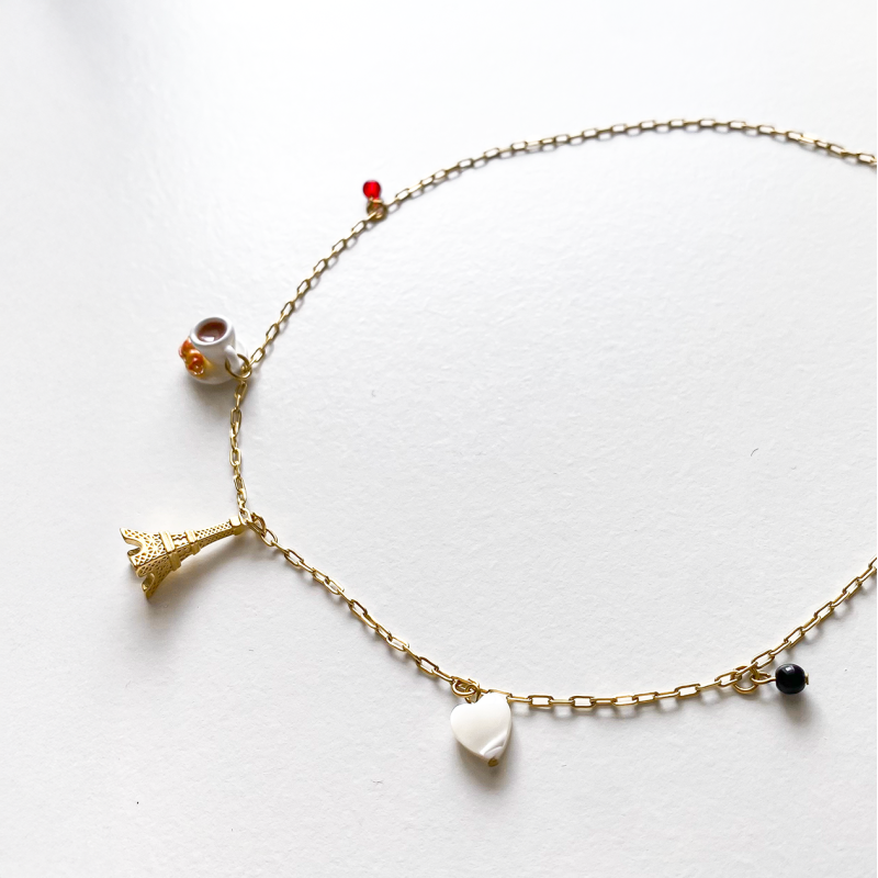 Collier charms Sophie la française