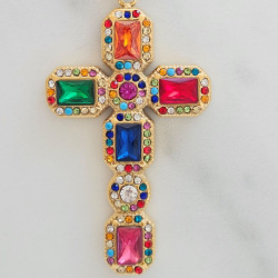 Sautoir croix multi Madonna