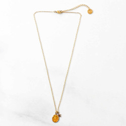 Collier Star Mary Jaune