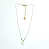 Collier Totem bleu Dent de requin