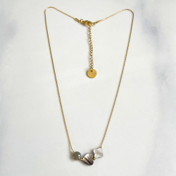 Collier trio Noir