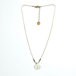 Collier Totem vert Arbre de Vie